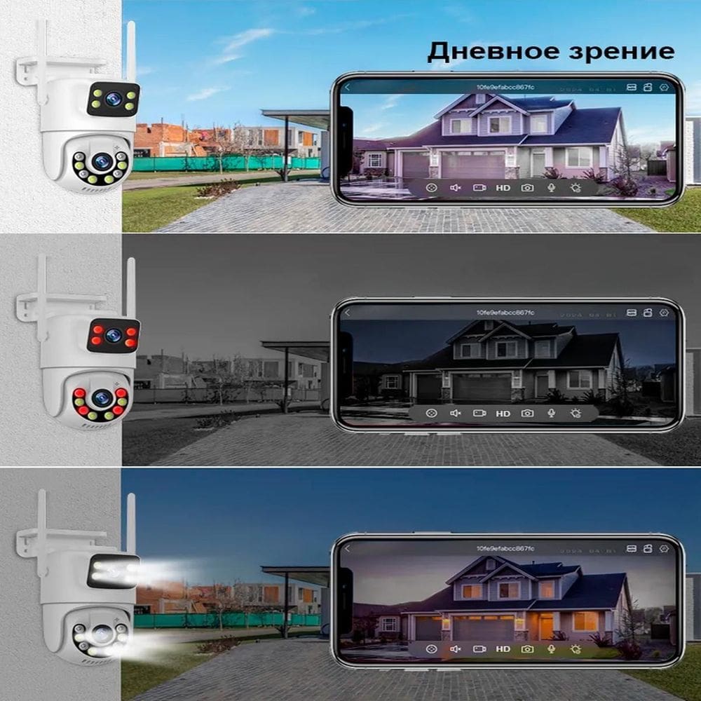 Câmera Wifi Vigilância Visão Externa Infravermelho