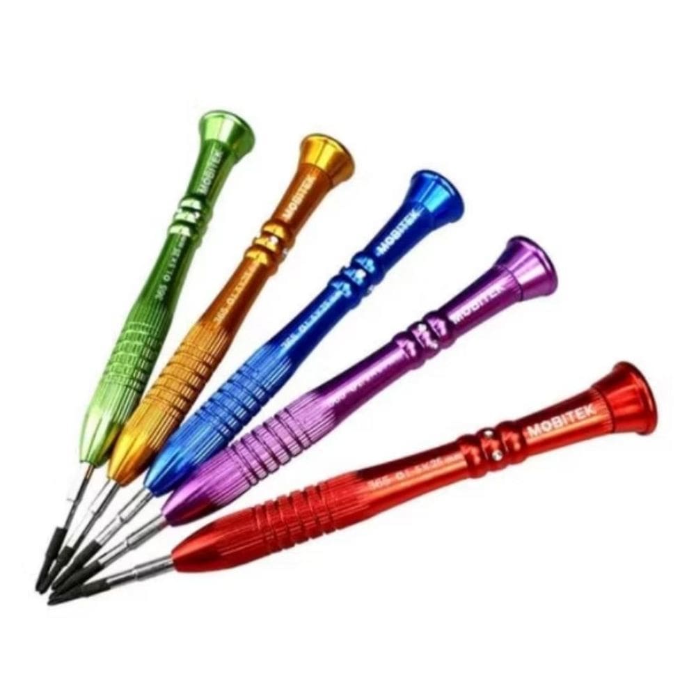 Kit 5 Chaves Fenda Multi Precisão Reparo De Telefone Celular