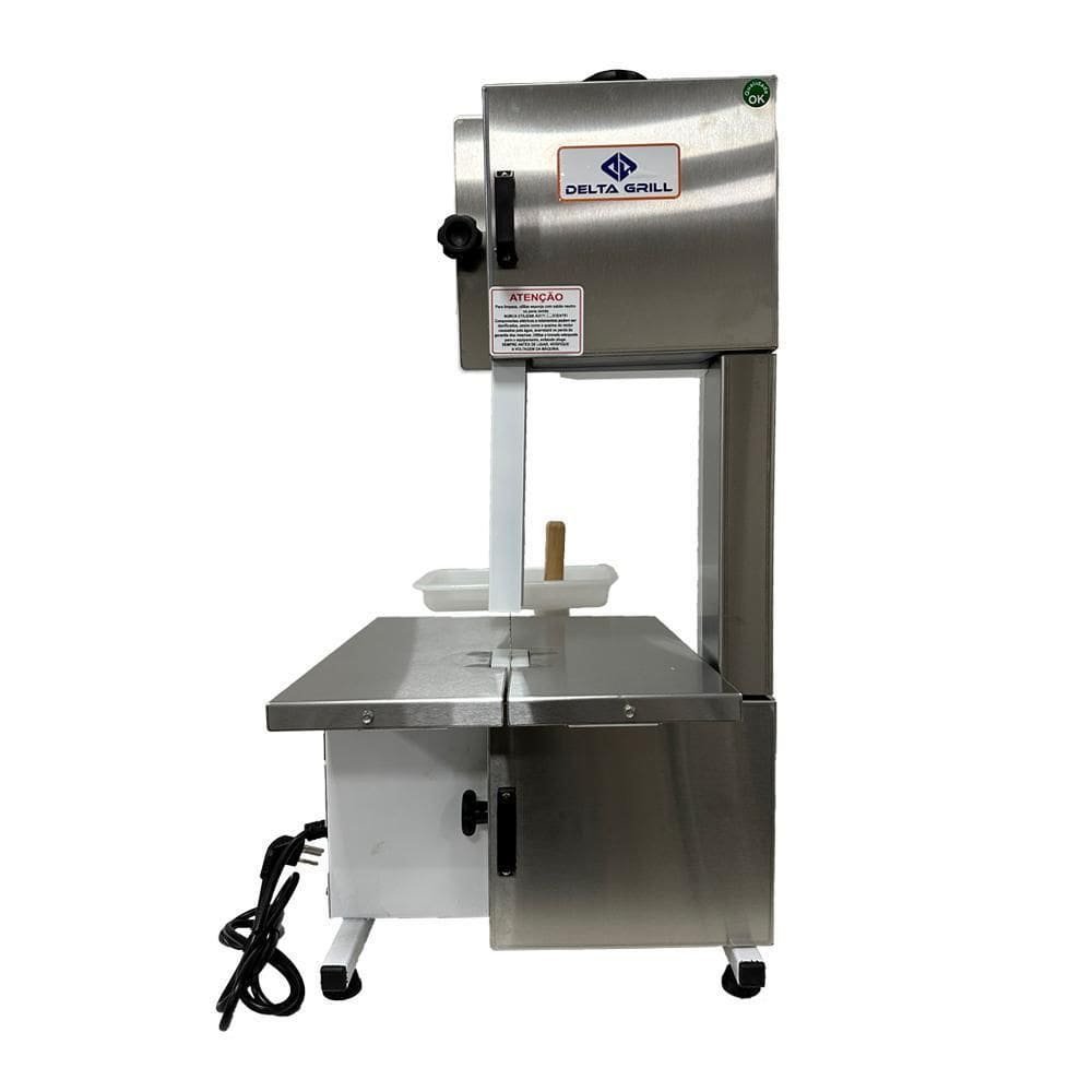 Serra Fita Com Moedor N5 1,46M Semi Inox Delta Grill Bivolt