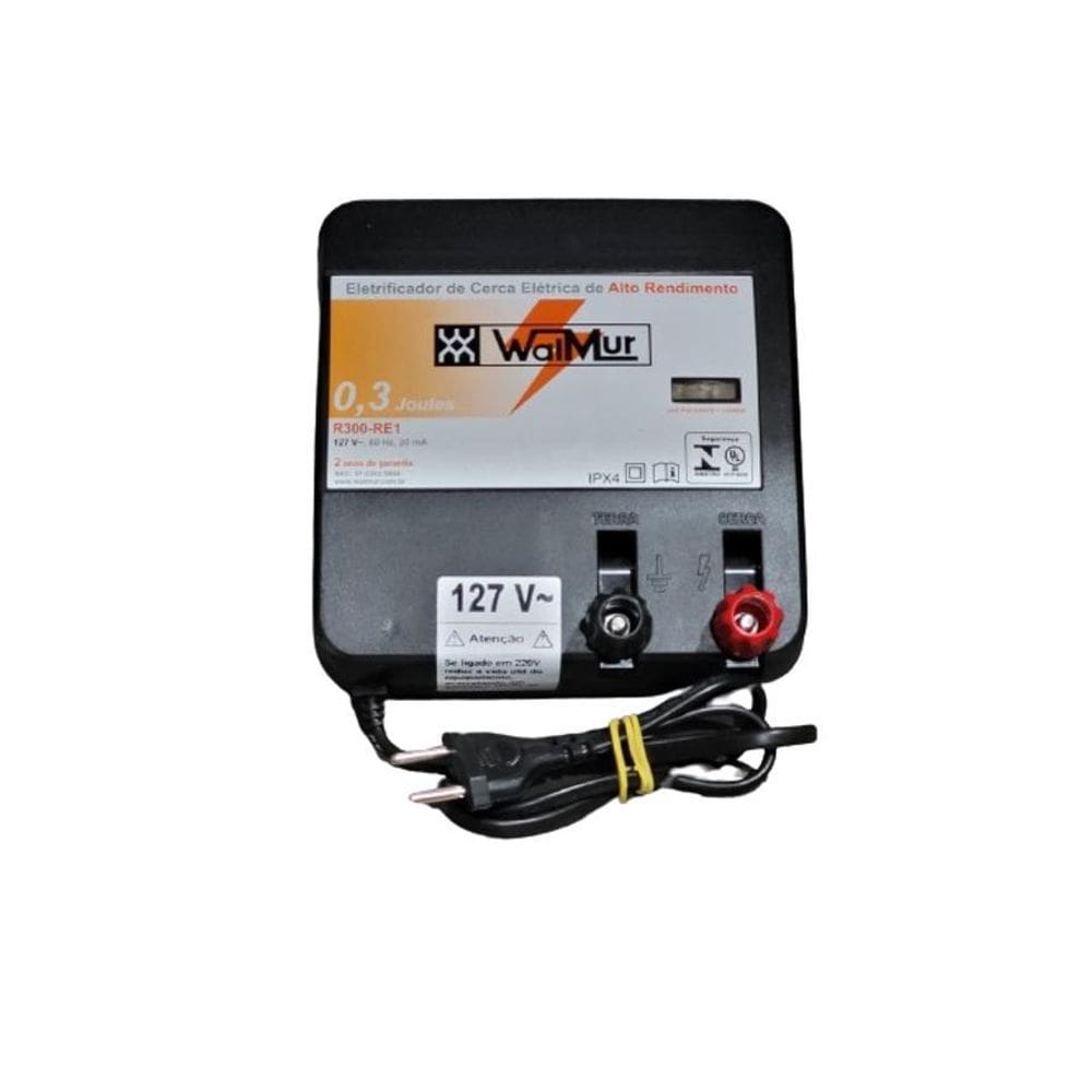 Eletrificador 0.3 J-127V R 300 Walmur 3 Km Rf-10173