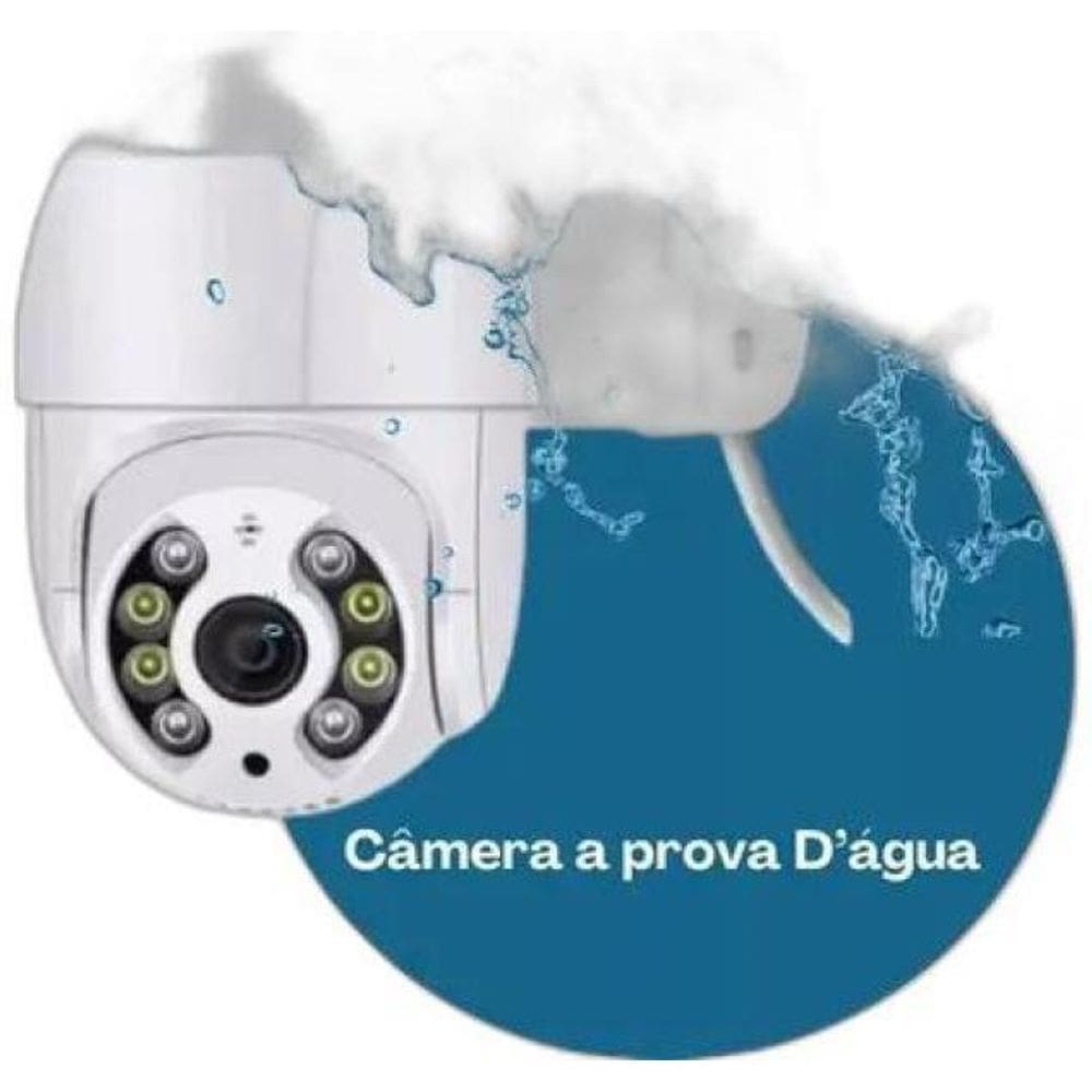 Câmera Segurança Externa Wifi Zoom 4X Lançamento 2025