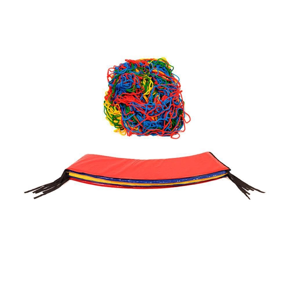 Kit Proteção e Rede My Equip p/ Cama Elástica 2,44m