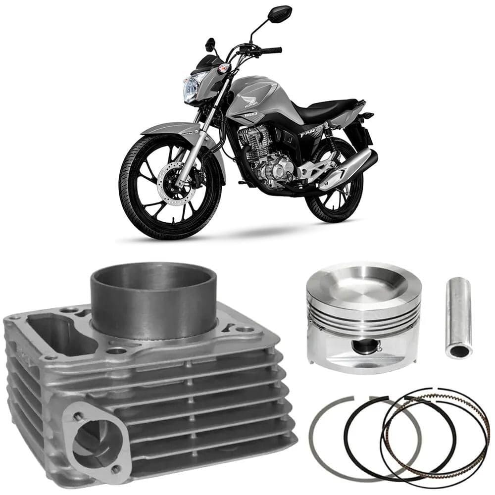 Kit Motor Cilindro Moto CG 160 Cargo Fan Start Titan Mahle