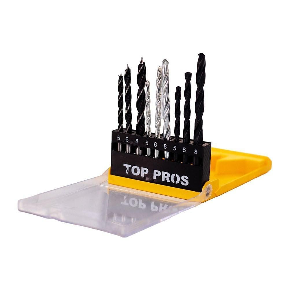 Jogo De Broca Para Madeira E Metal 9 Peças