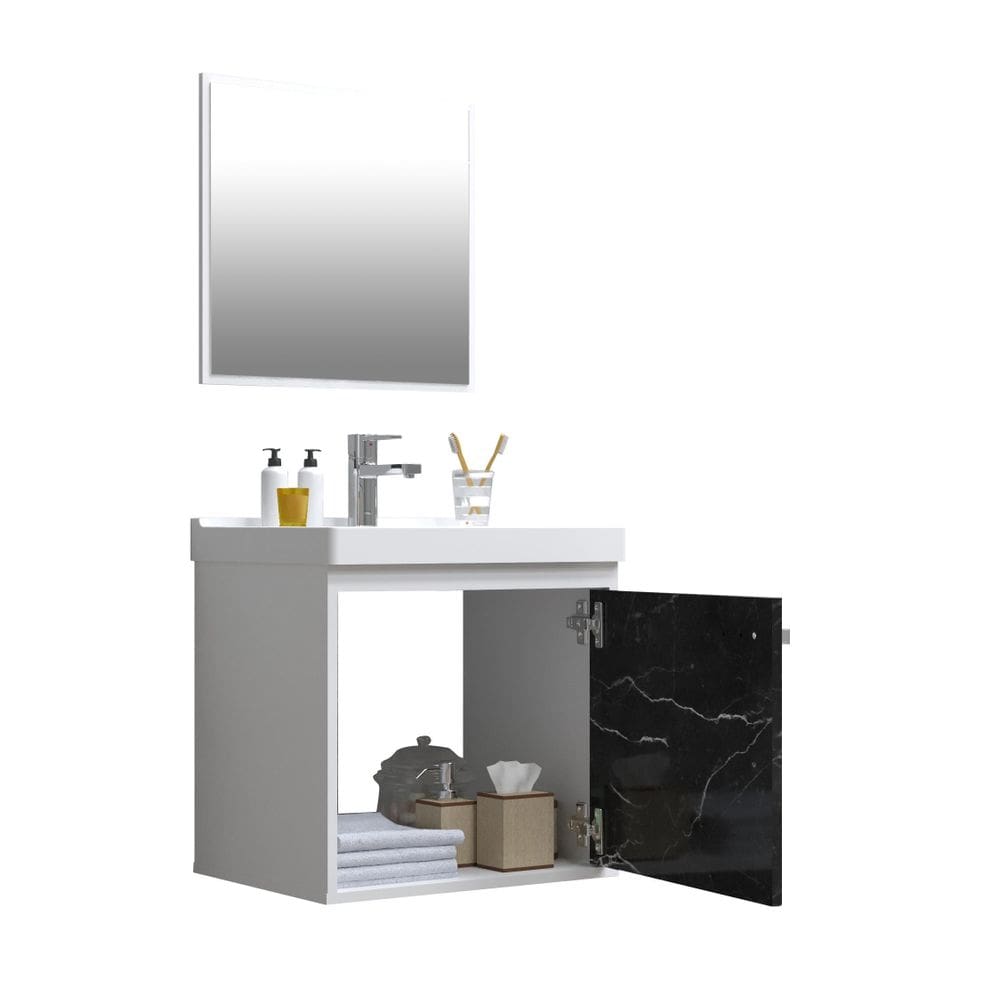 Gabinete Banheiro Em Mdf Com Pia Cuba - Veneto