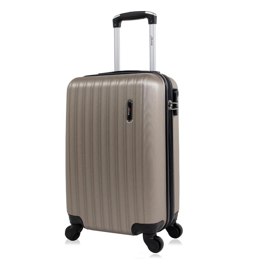 Mala de viagem bordo pequena 10kg  Londres  Swiss Move Champagne