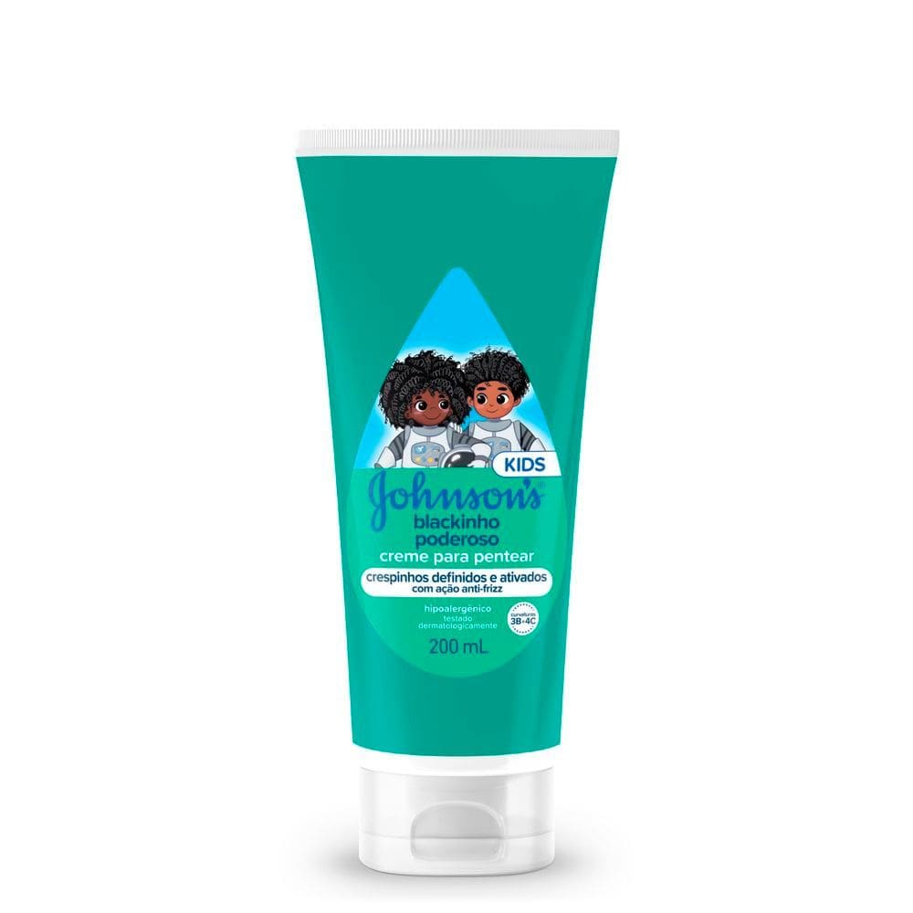Creme para Pentear Johnson`s Kids Blackinho Poderoso 200ml