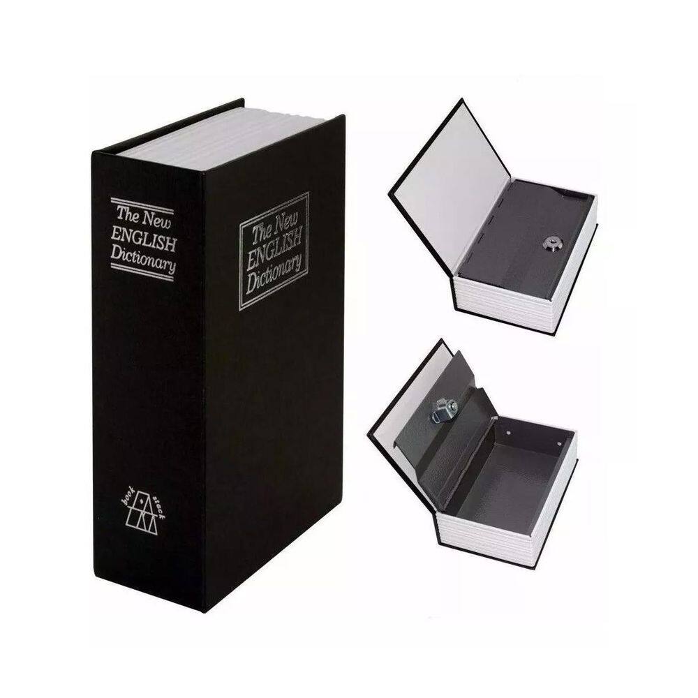 Cofre Camuflado Forma De Livro Dicionário Com Chave