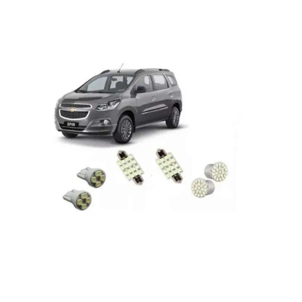 Kit Spin Lampadas Led Super Branca Luz Teto Placa Ré