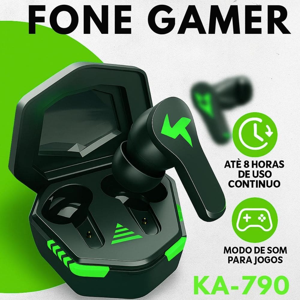 Fone De Ouvido Gamer, Conforto Máximo E Áudio Claro
