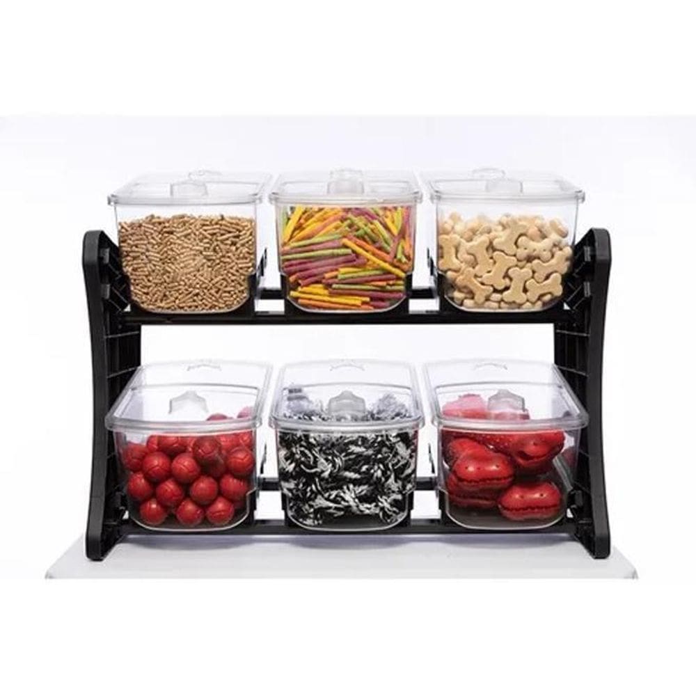 Display 3X2 Dispenser Balcão Pdv Durabox 6 Un 10,5 L Cada