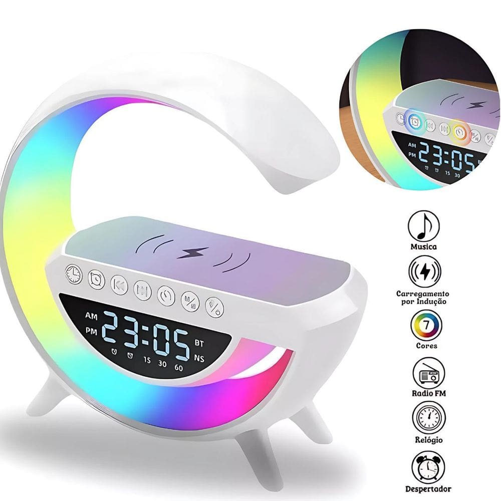 Luminária Soundx - Música, Iluminação E Energia Com Estilo