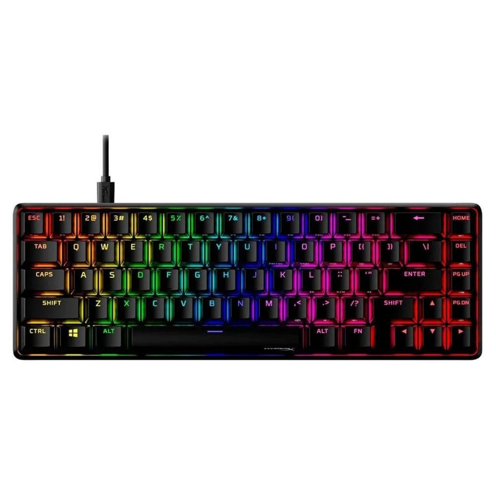 Teclado Mecânico Gamer Hyperx Alloy Origins 65% Switch Red