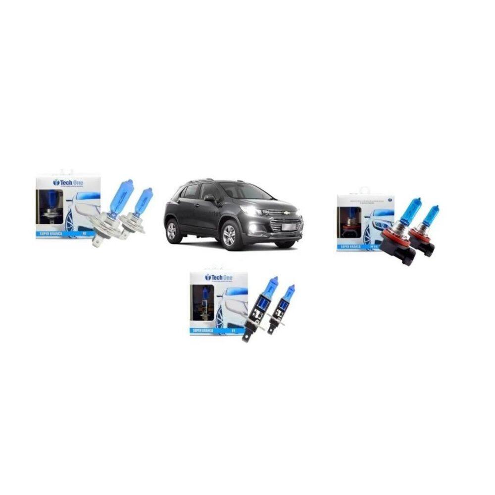 Kit Lampada Super Led Tracker Premier 2018 Farol E Milha