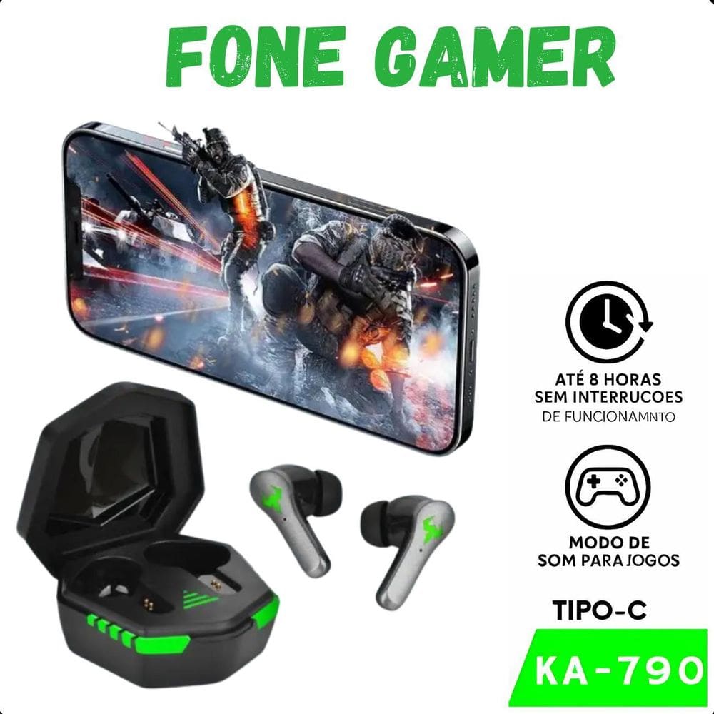Fone Gamer Com Led Moderno E Áudio Imersivo Para Jogadores