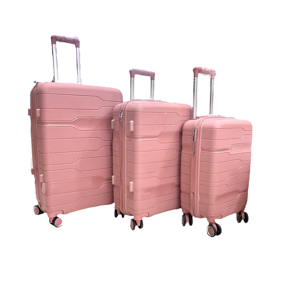 Kit Mala 32Kg +Mala 23Kg+Mala 10Kg Polipropileno Inquebrável