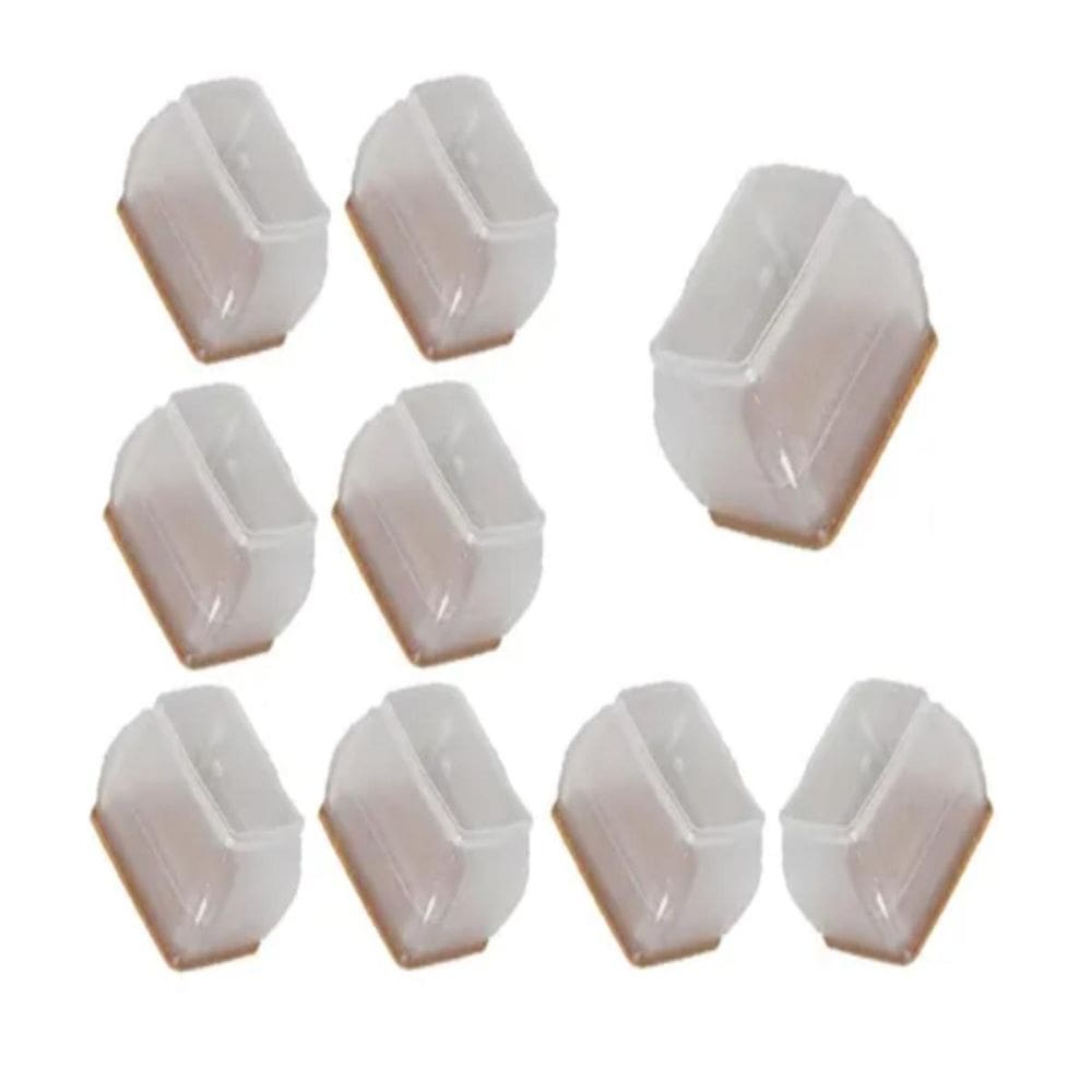 Kit 24 Proteção Com Feltro Para Pé Retangular Pé De Cadeira