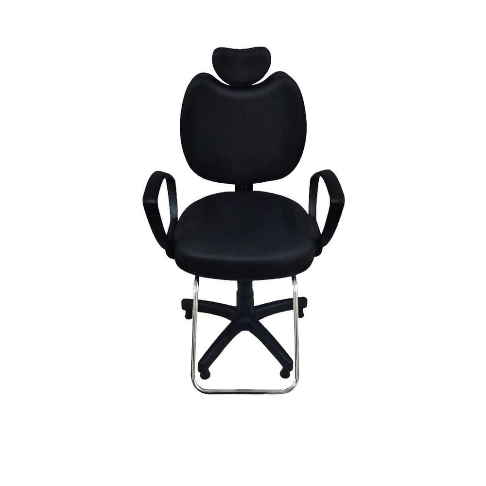Cadeira Poltrona Para Salão Cabeleireiro Salão Beleza Preto