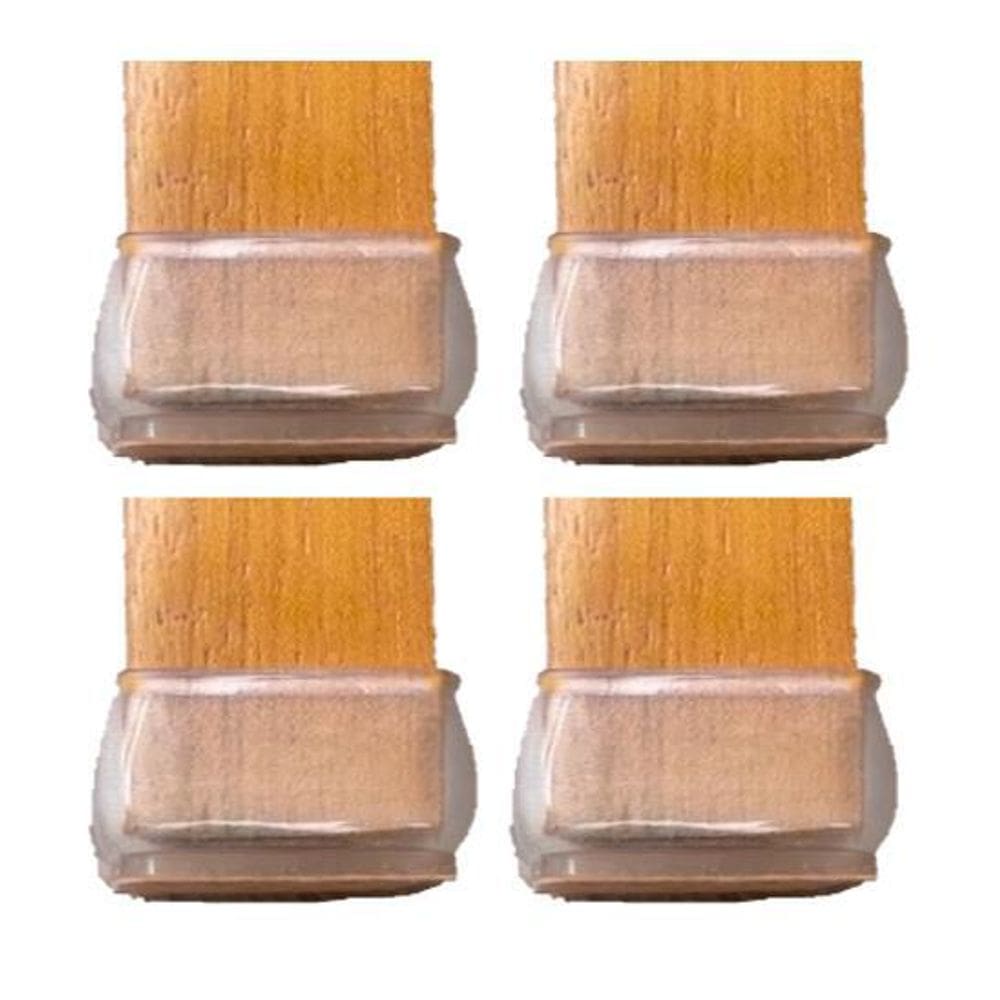 Kit 32 Pezinho Quadrado Feltro Moveis Cadeira Látex