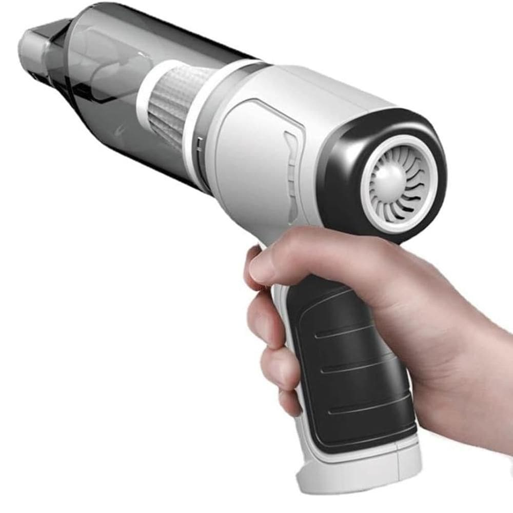 Aspirador De Pó Portátil 3 Em 1 Potente Recarregável Gold