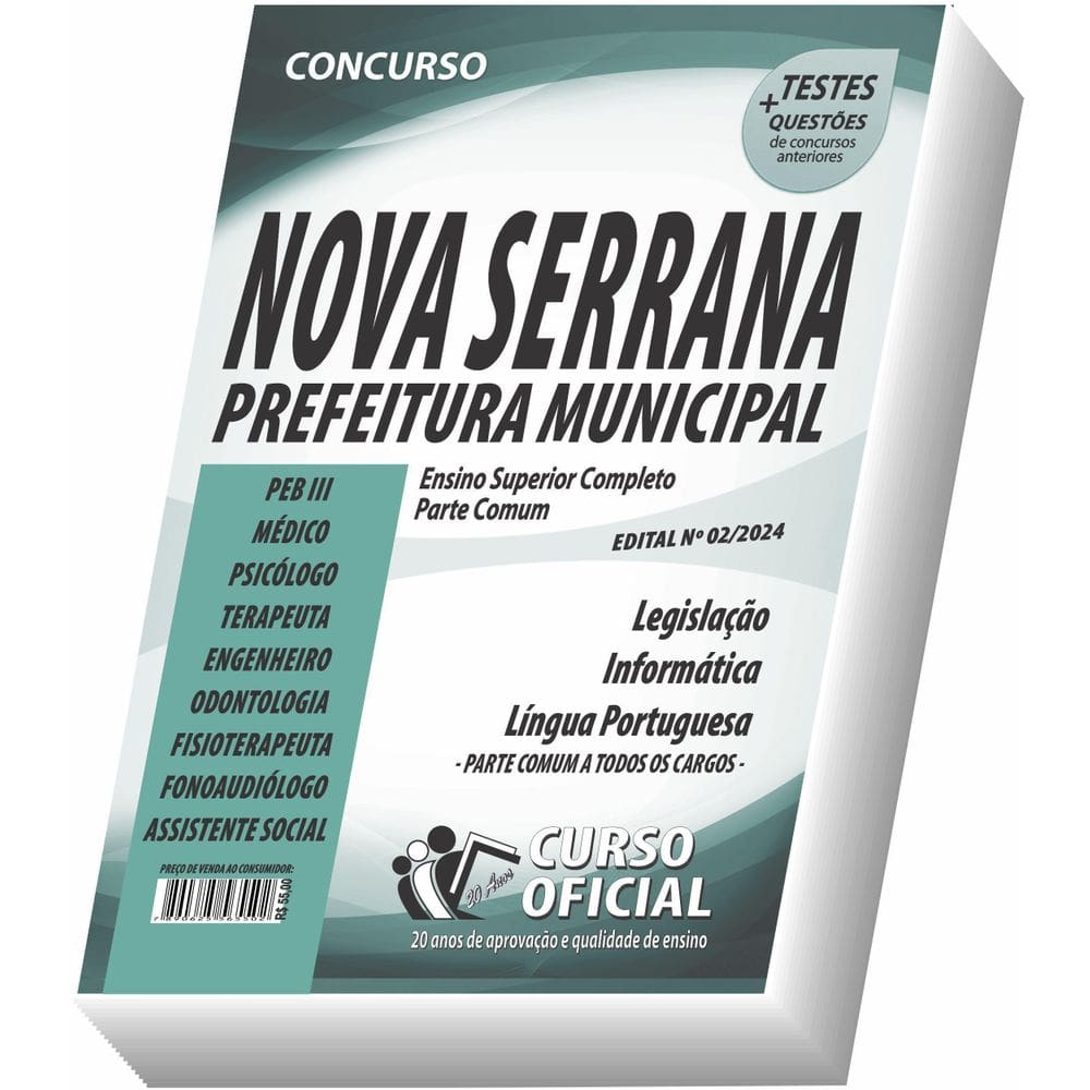 Apostila Nova Serrana - Mg - Nível Superior - Parte Comum