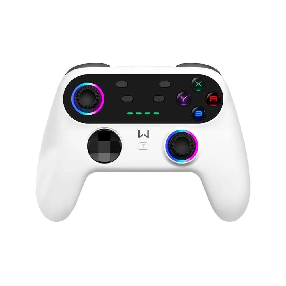 Controle Warrior Ultra Pro Bluetooth, Compatível com Switch/PC/PS3, Branco, JS0092