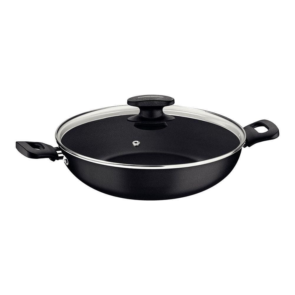 Panela Wok Loreto Em Aluminio Com Revestimento Interno E Externo Em Antiaderente Starflon Max