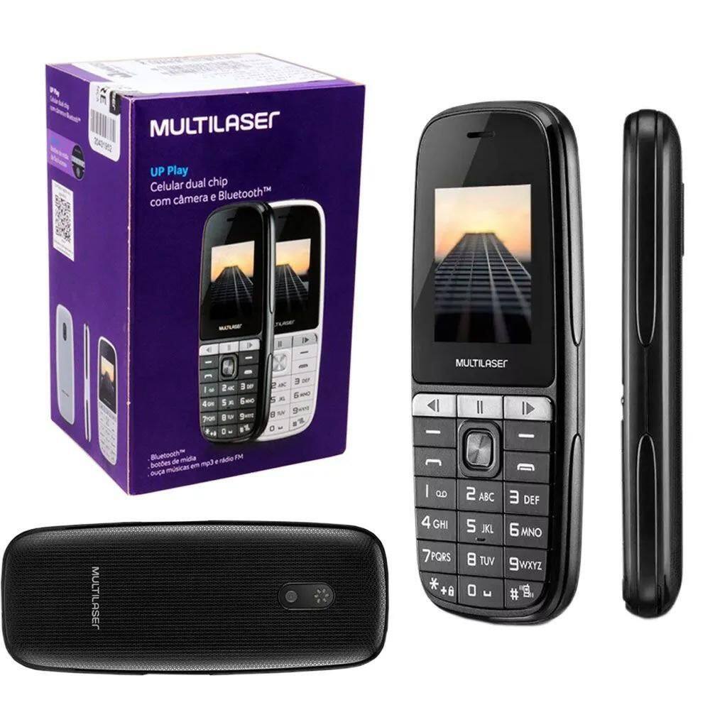 Multilaser Up Play Preto 32Mb Dual Sim E