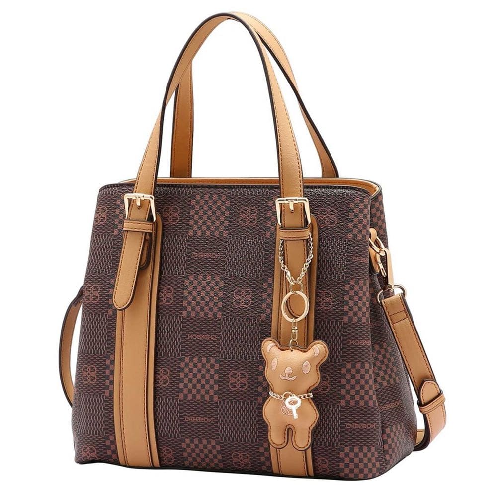 Bolsa Feminina Elegante Funcional Chaveiro Ursinho Chenson