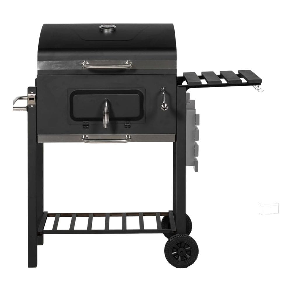 Churrasqueira Movel Americana Jardim Com Capa 110x50x117cm Preto