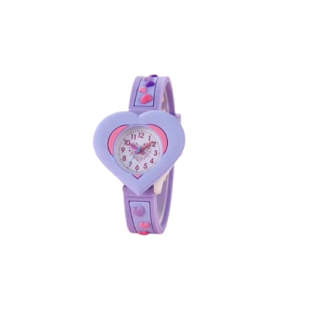 Relógio Coração - Estilo e Fofura em Cada Detalhe