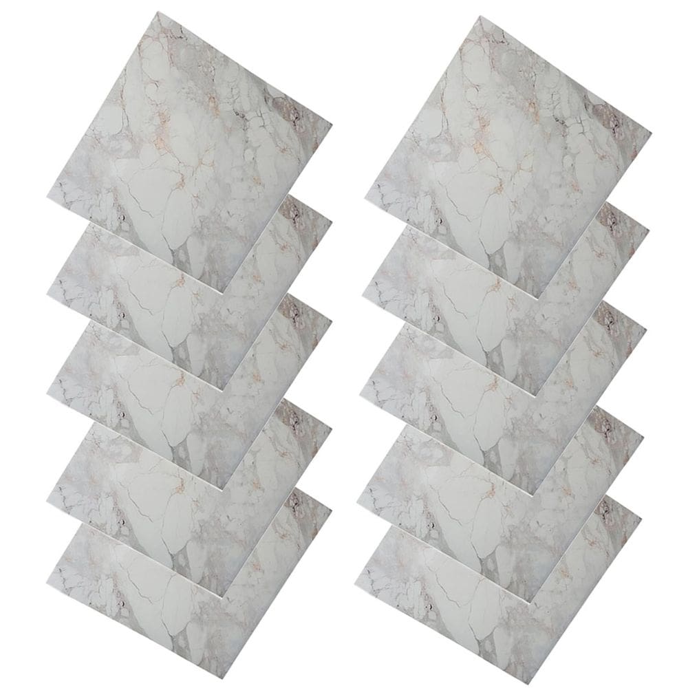 Placa Adesiva 3D Marmore Kit 10 uni Autocolante Papel de Parede Decoraçao Obra Reforma Casa Cozinha Banheiro Ambiente