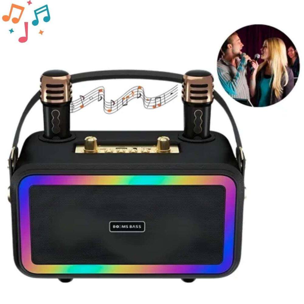 Karaokê Portátil Com Led Para Sua Festa Em