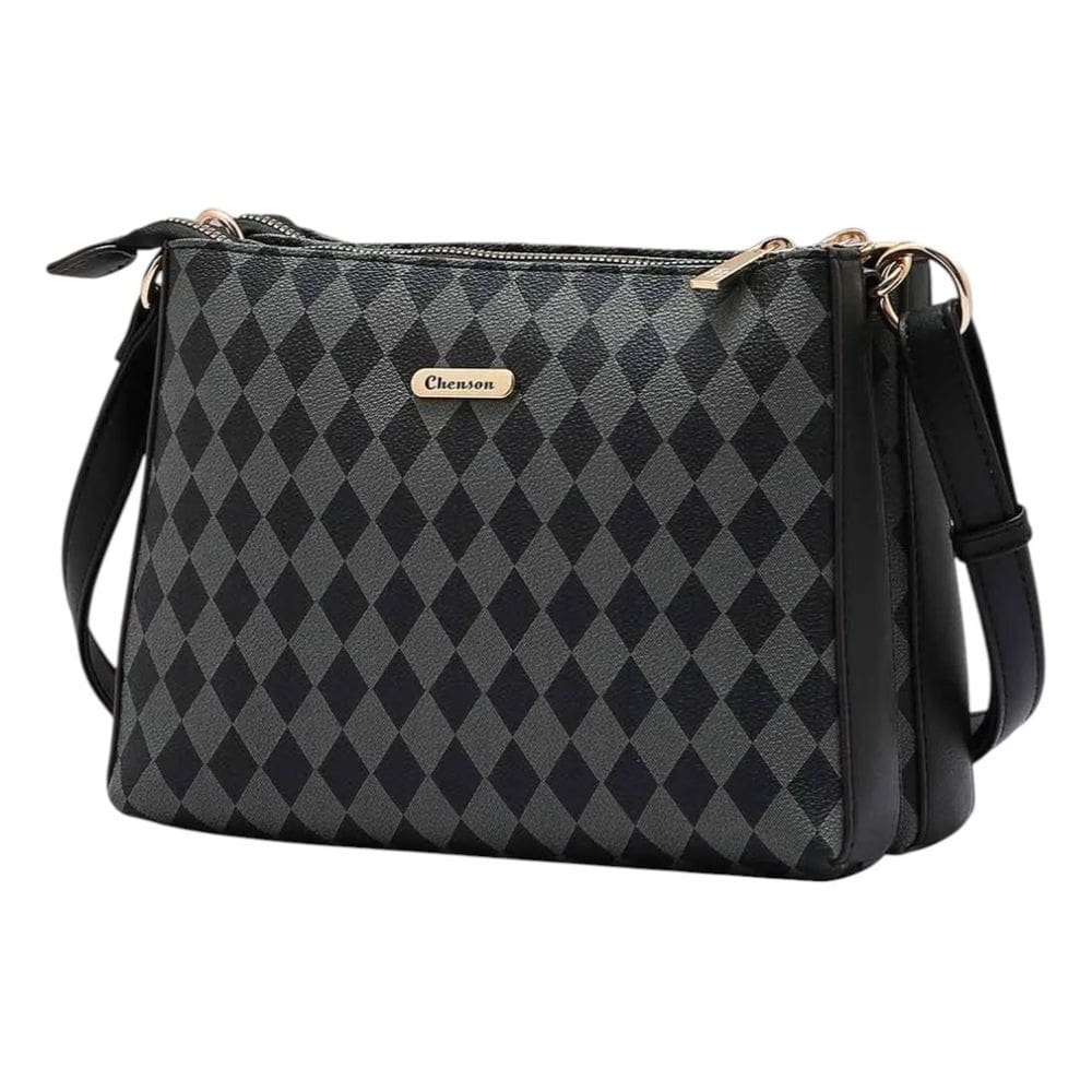 Bolsa Feminina Transversal Geometrias Moderna Chenson