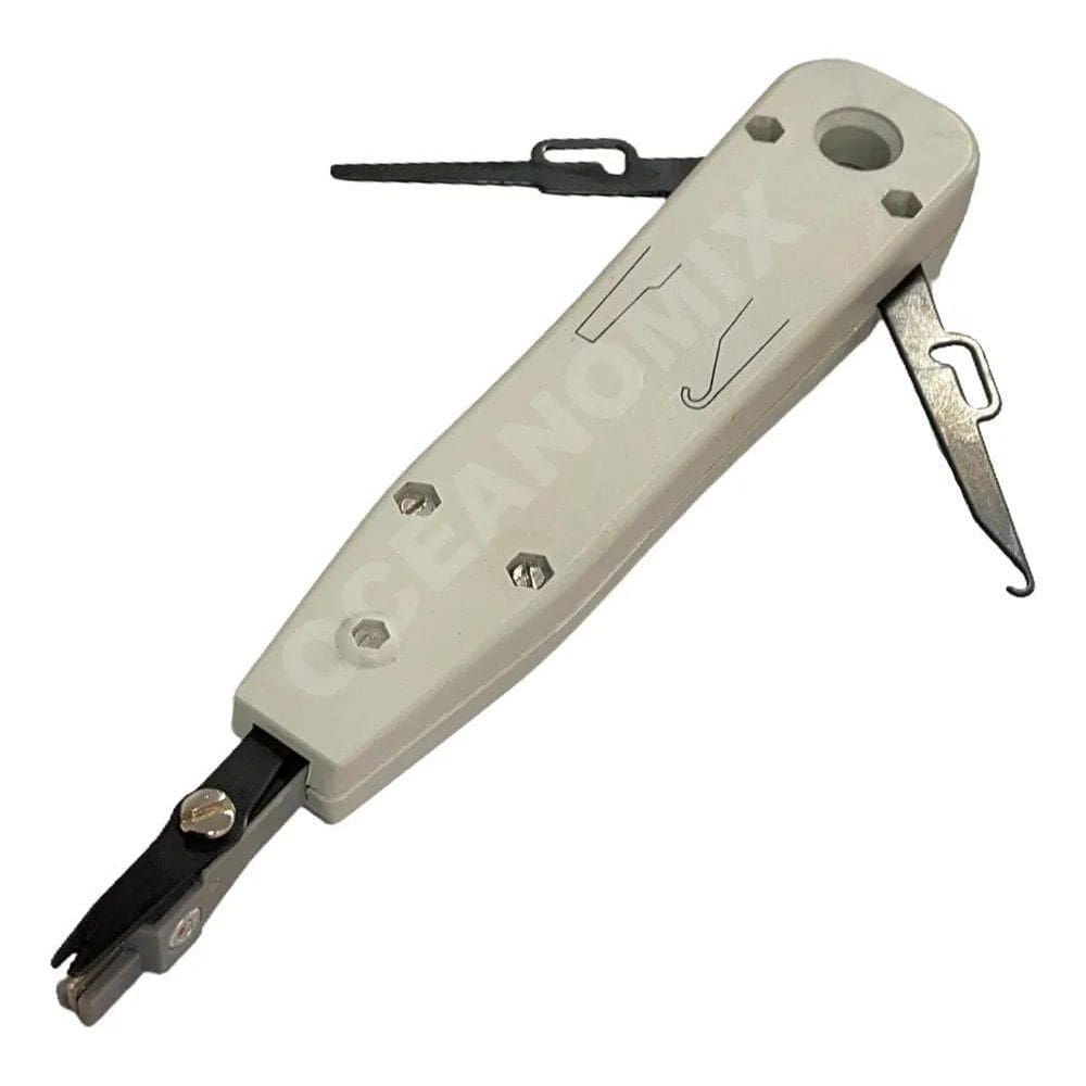 2X Ferramenta Inserção Punch Down Telefonia Cinza Bargoa C/N