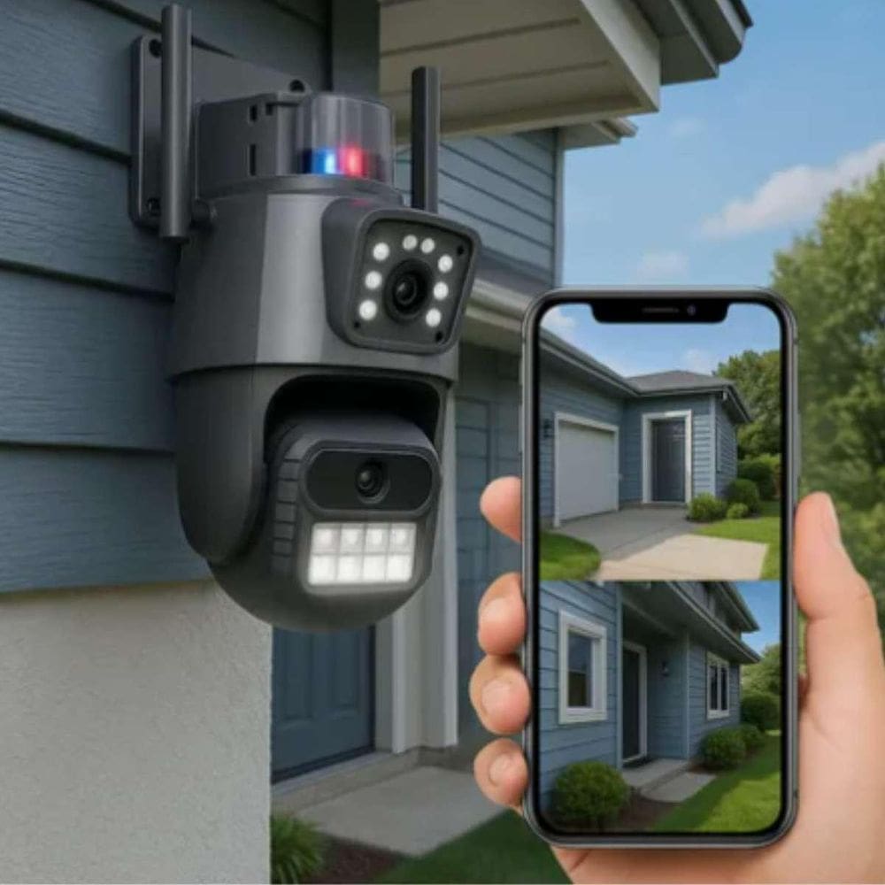 Câmera De Monitoramento Wifi 4K P11 Com Aplicativo