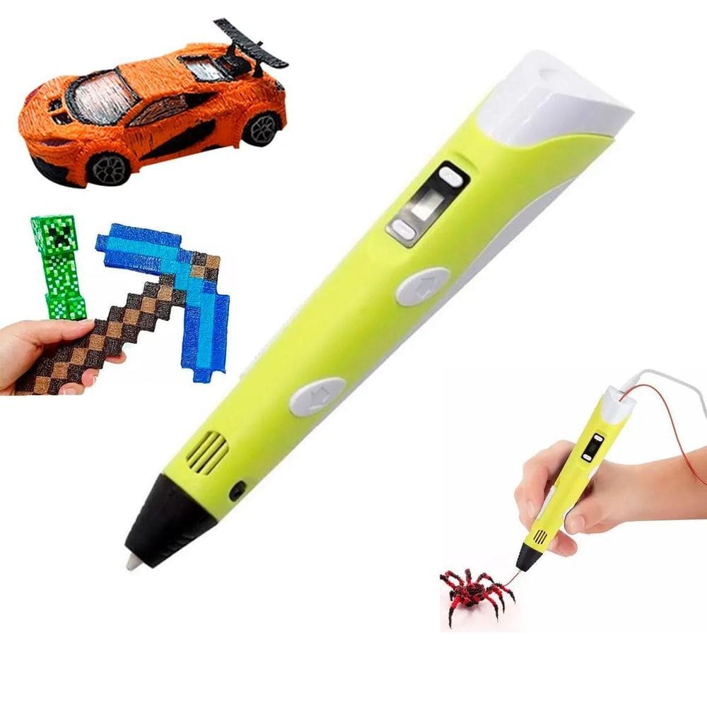 Caneta 3D Filamento Usb Tridimensional Educativo