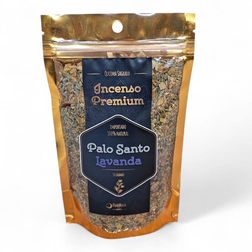 Incenso Natural Premium Palo Santo com Lavanda 50g