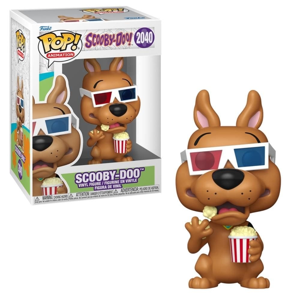 Boneco Funko Pop! Scooby Doo - Scooby Doo com Óuclos 3D