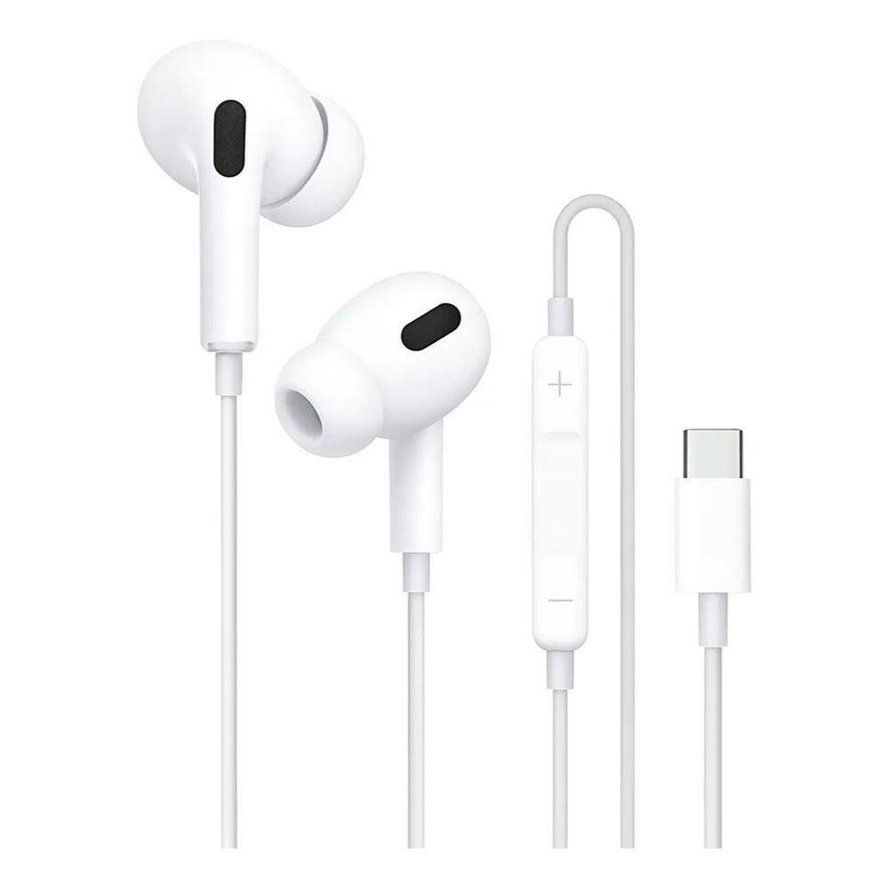 Fone Com Fio Tipo-C Perfeito Para Uso Diário