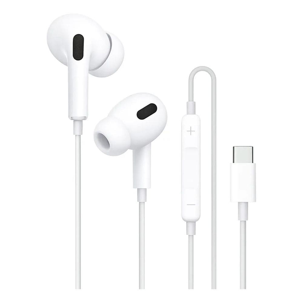 Fone Com Fio Tipo-C Perfeito Para Uso Diário