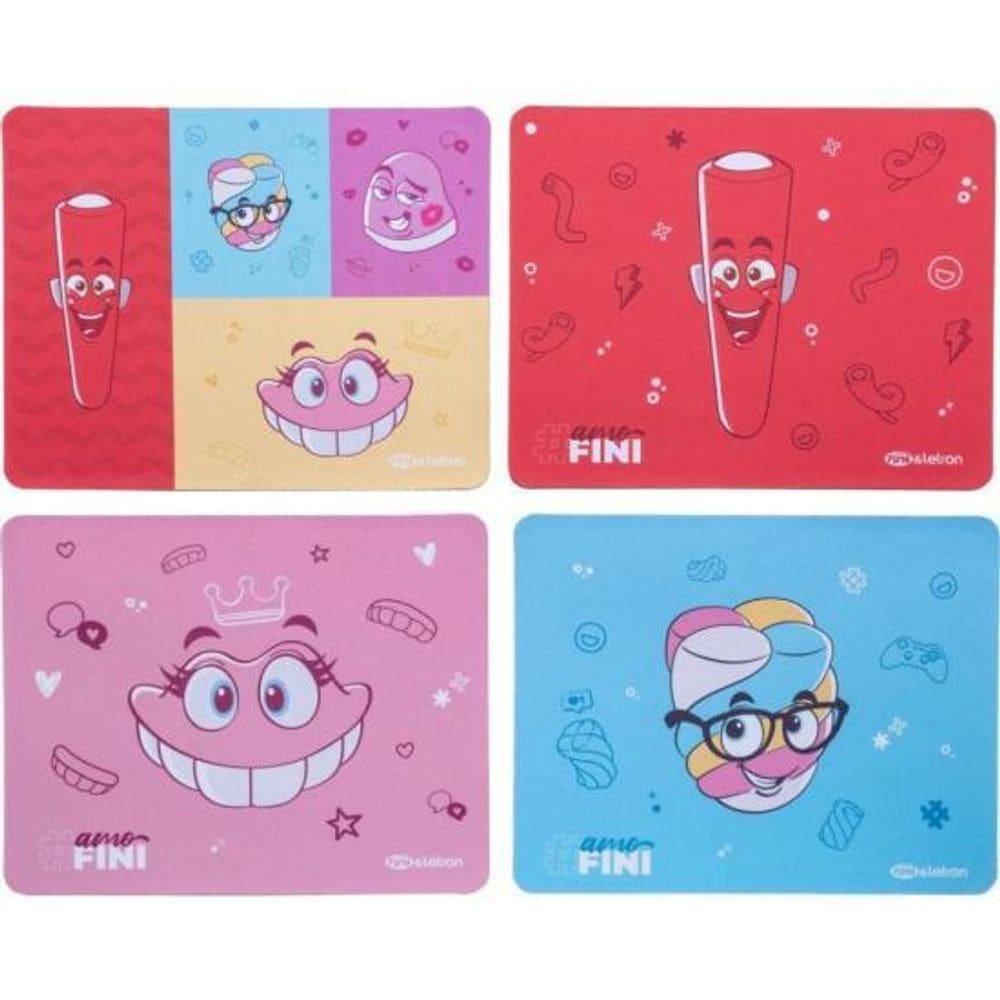 Mouse Pad Slim Letron Fini Caixa C/20 Unidades