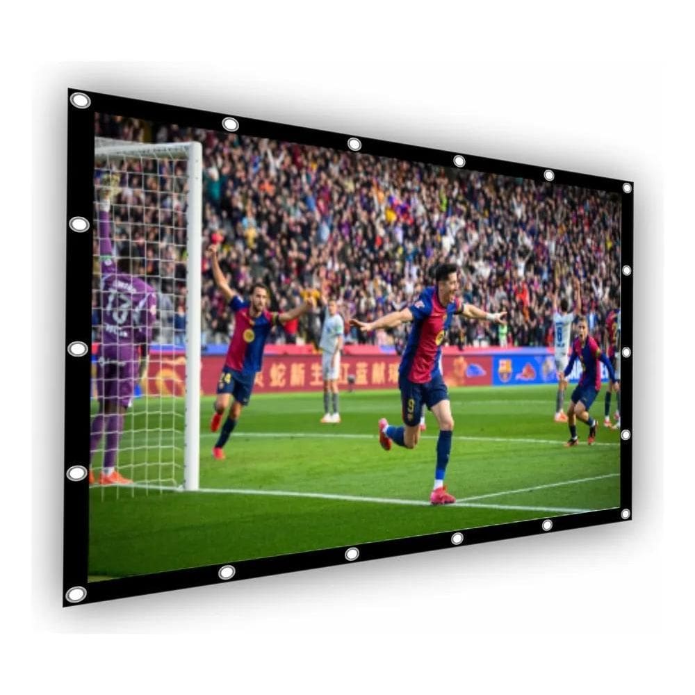 2X Tela De Projeção Lona 150 Polegadas Para Projetores Datas