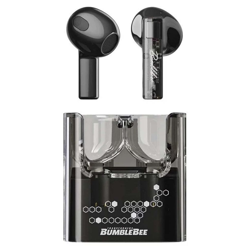 Fone De Ouvido Bluetooth 5.3 Transformers Bumblebee Preto