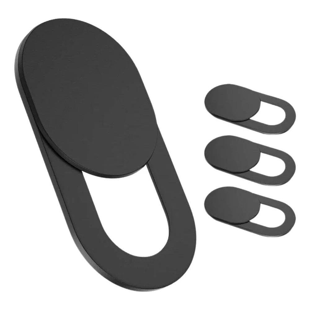 2X Kit Com 3 Webcam Cover Tampa Camera Preto Discreto