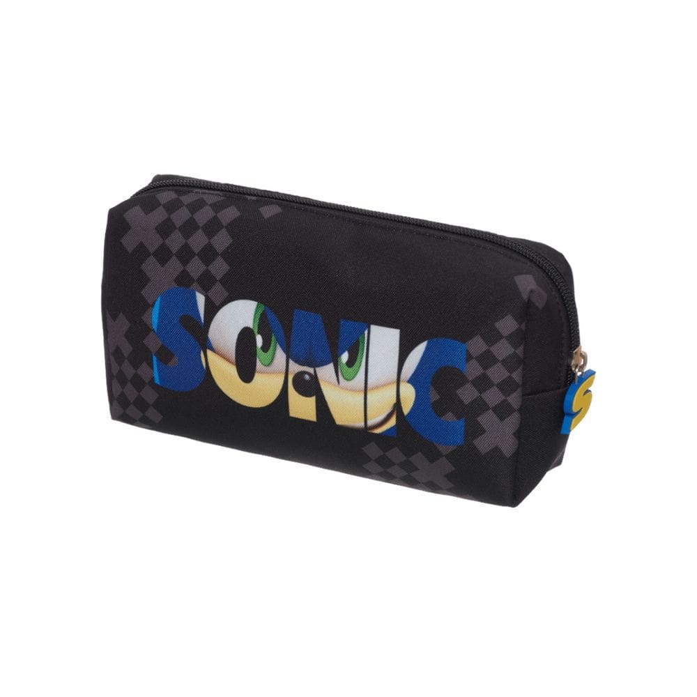 Estojo Grande Escolar Simples Sonic Always Running Meninos
