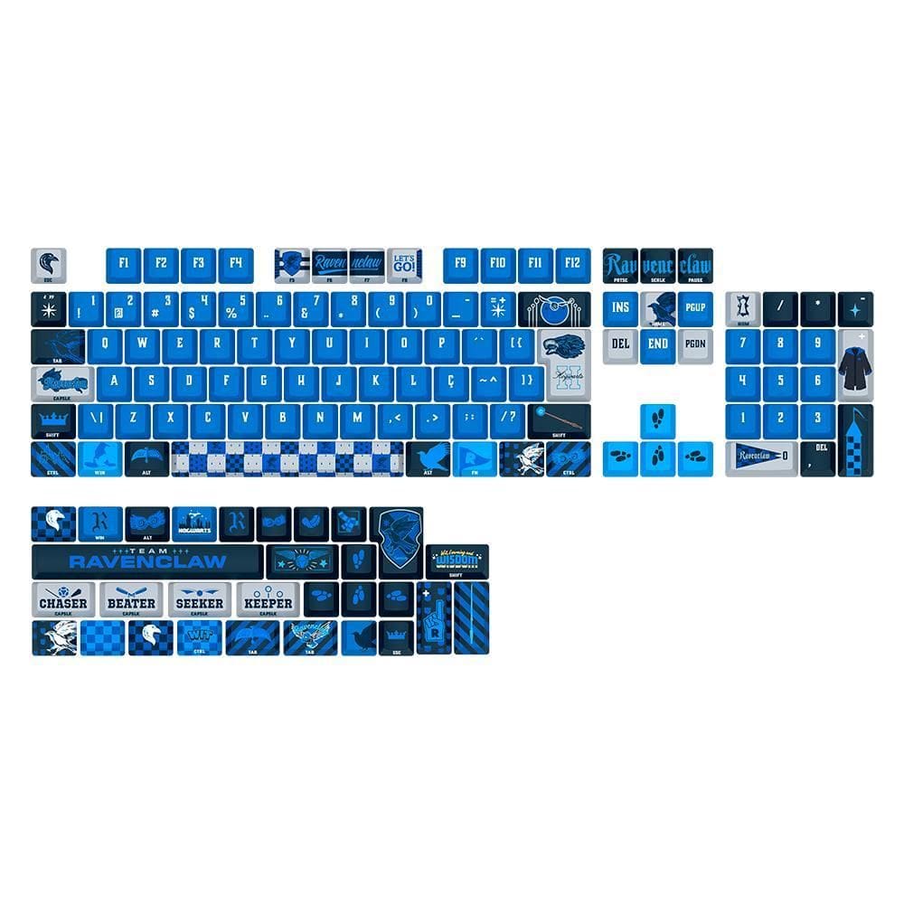 Keycaps Redragon Harry Potter Hogwarts Ravenclaw Azul