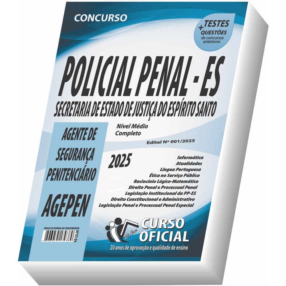 Apostila Polícia Penal Es - Policial Penal Do Espírito Santo