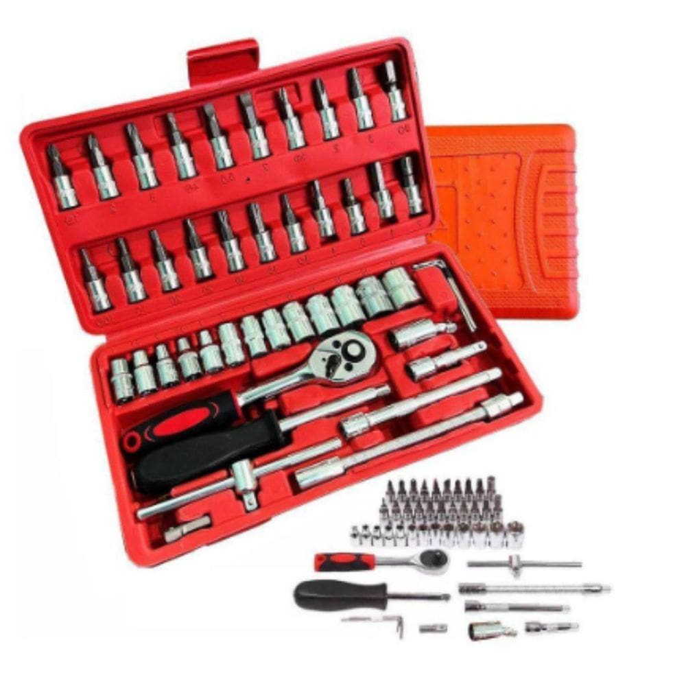 Kit De Soquetes E Catraca Para Uso Doméstico