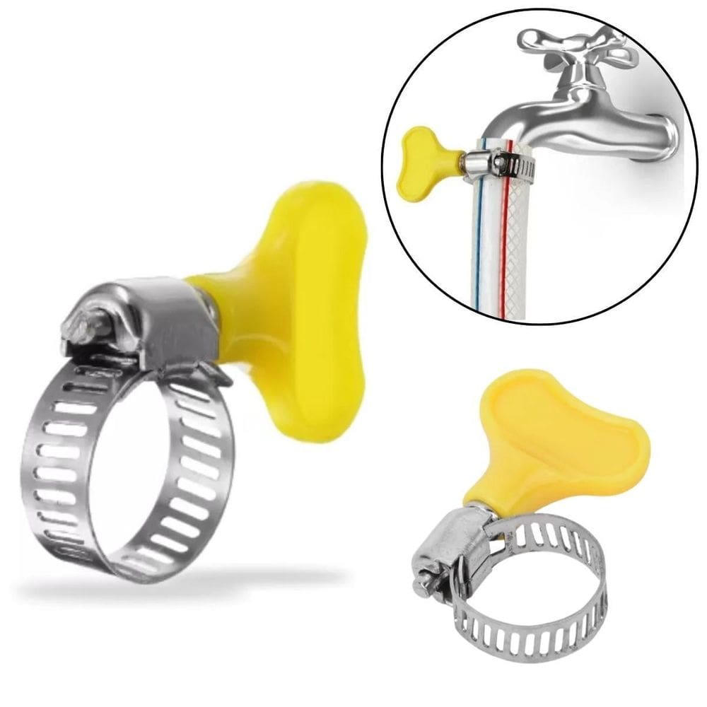 Abraçadeira Sem Fim De Metal Borboleta Regulável 13-19Mm